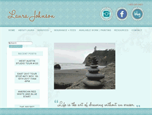 Tablet Screenshot of lauralynnjohnson.com